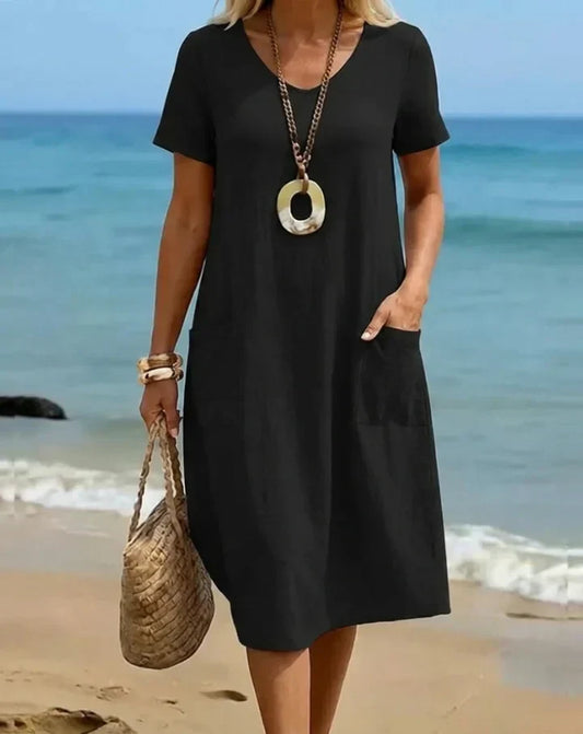 ORIANE | ABITO MAXI CASUAL FLUIDO