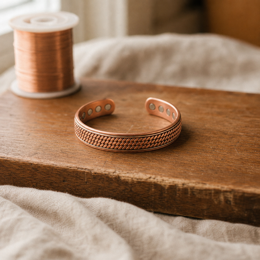 DAISY | BRACCIALE WAVE IN RAME